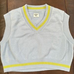 Sweater vest, Sunday Best, size small, Baby blue color